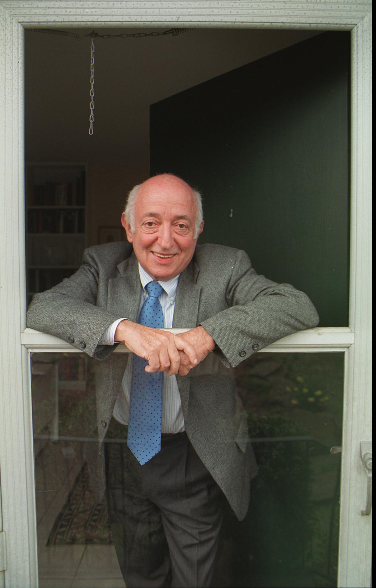 Author Roger Kahn at his house in CorononHudson, N.Y., in 1997.