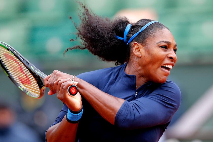 Serena Williams defeated Kiki Bertens on Friday to advance to the French Open final.