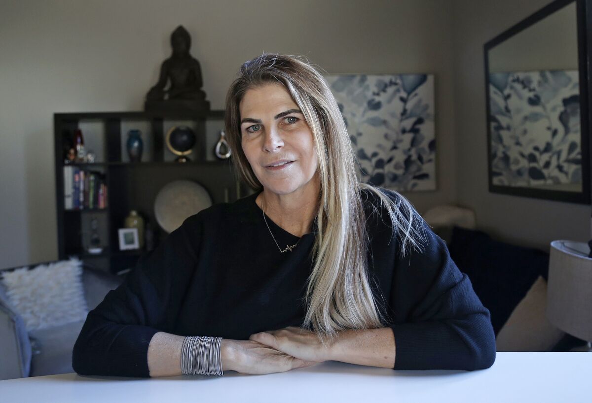 Heartfelt founder and executive director Holly Morrell pictured at her home in Laguna Beach.