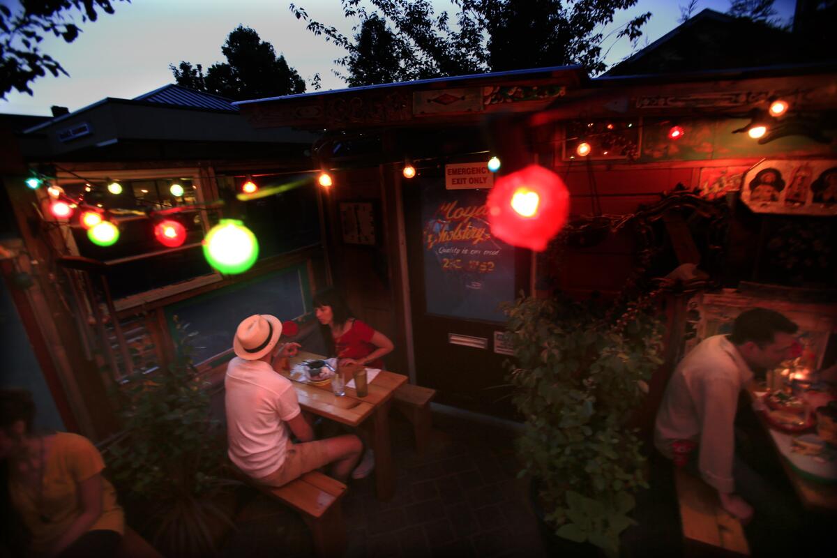 Unpack those patio lights sitting in the garage and get them hung!