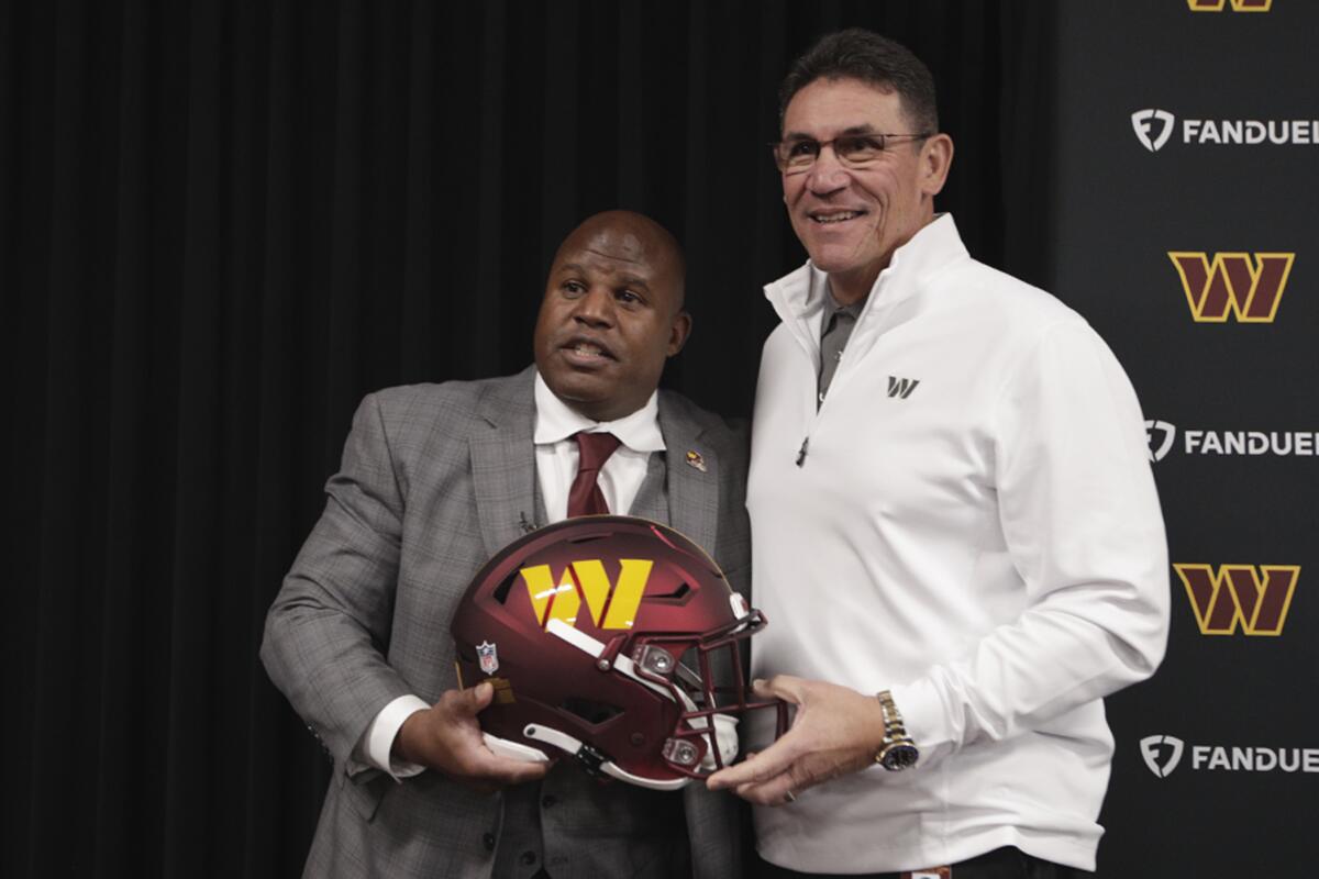 The Washington Commanders announce the passing of head coach Ron