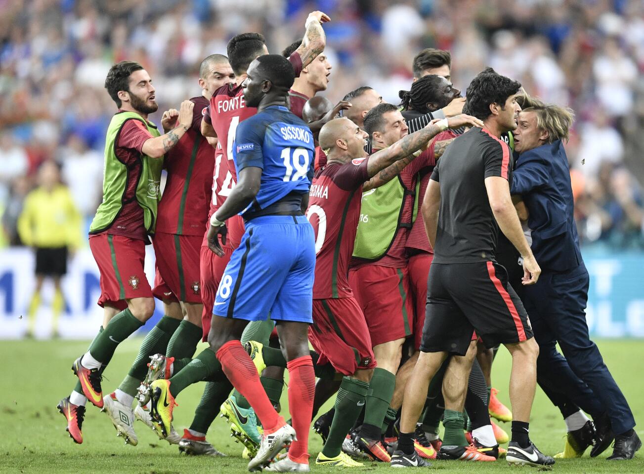 APphoto_Soccer Euro 2016 Portugal France
