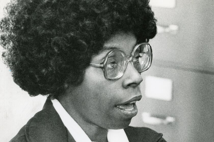 Judge Elizabeth Riggs in 1979. (John Gibbins / The San Diego Union-Tribune)