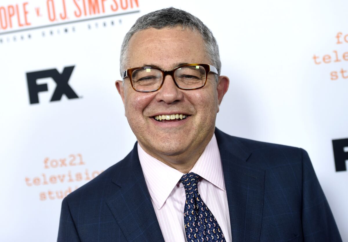 In this April 4, 2016 file photo, author and CNN commentator Jeffrey Toobin. 