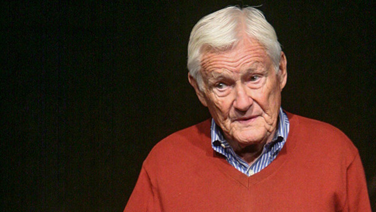 Orson Bean performs "Safe at Home: An Evening With Orson Bean" at Pacific Resident Theatre in Venice in 2016.