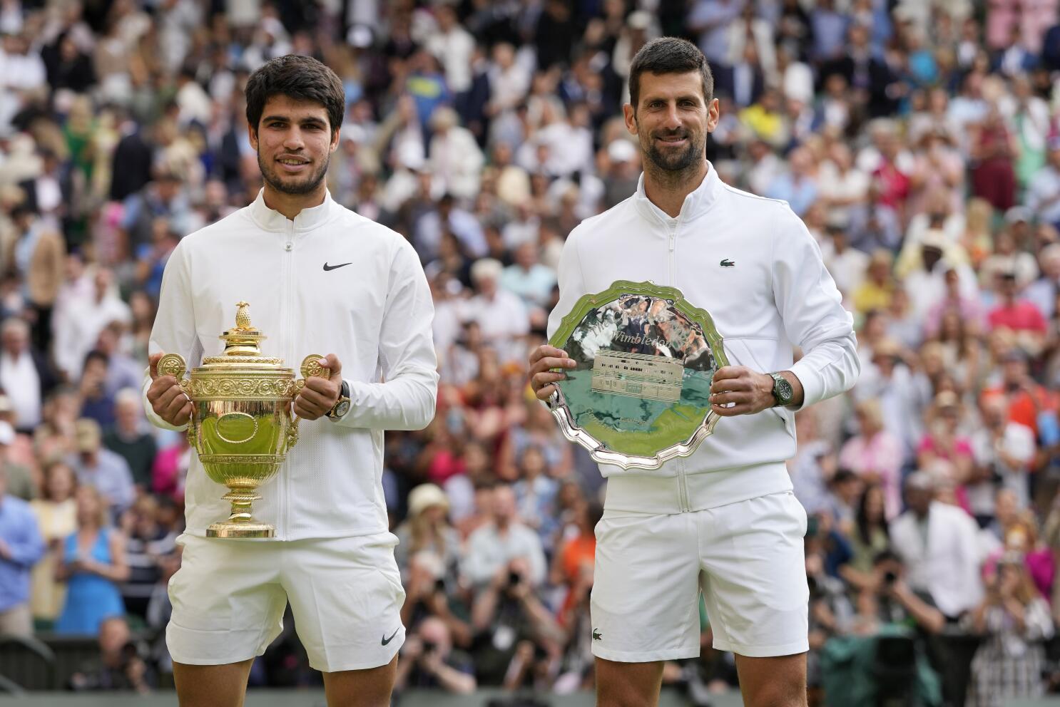 Carlos Alcaraz stops Novak Djokovic's tie-break winning run in Wimbledon  final