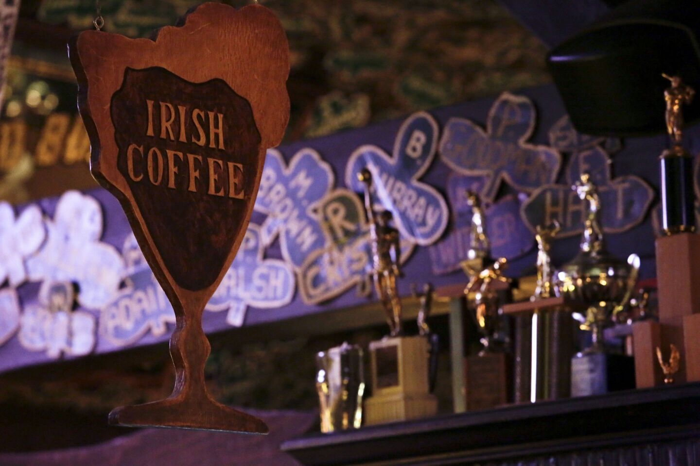 The restaurant and bar was known for its Irish coffee.