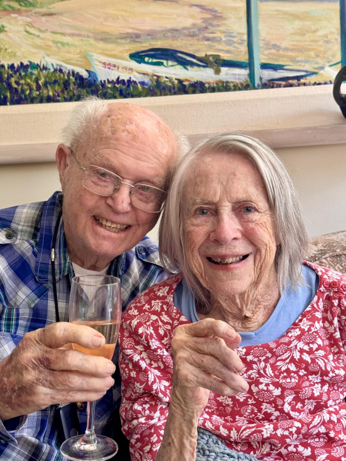 Carl and Alice Obert of Huntington Beach celebrated their 77th wedding anniversary last week.