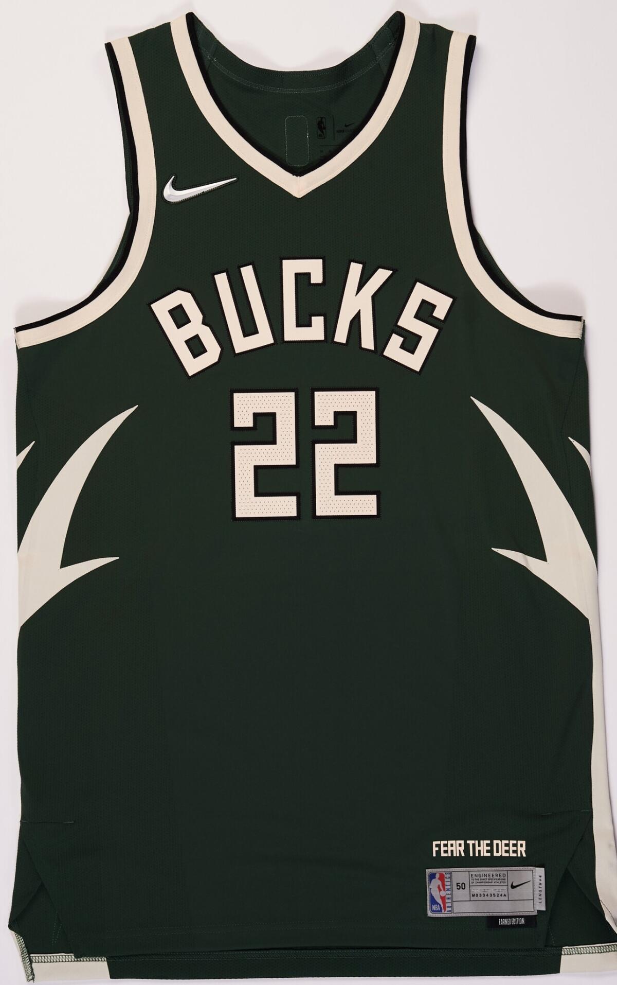 Nike Earned Edition Jersey: Milwaukee Bucks