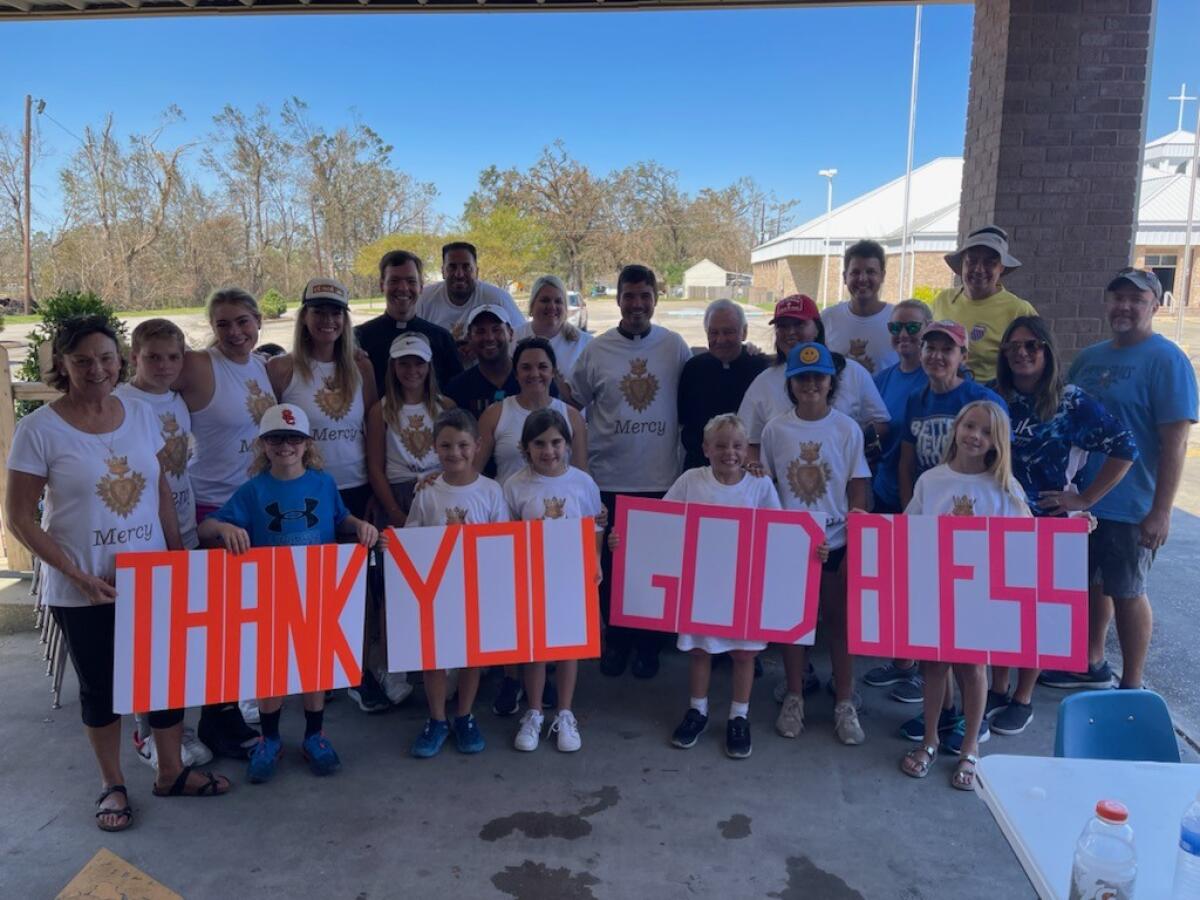 Volunteers from the Nativity community