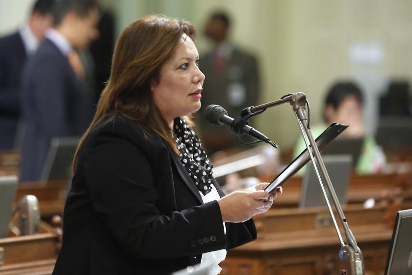 Assemblywoman Patty Lopez (D-San Fernando) trailed her challenger, Democrat Raul Bocanegra. Bocanegra previously held Lopez's seat.