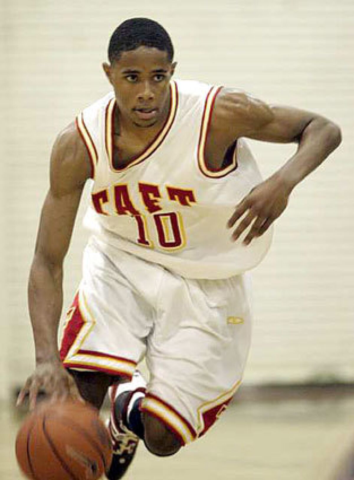 Woodland Hills Taft High School's Larry Drew Jr., who will play his college ball at North Carolina, lives in Encino. Like all members of the Taft starting lineup, he took advantage of the school's plethora of open-enrollment slots to join a stronger basketball program than the one at the school in whose district they each live.