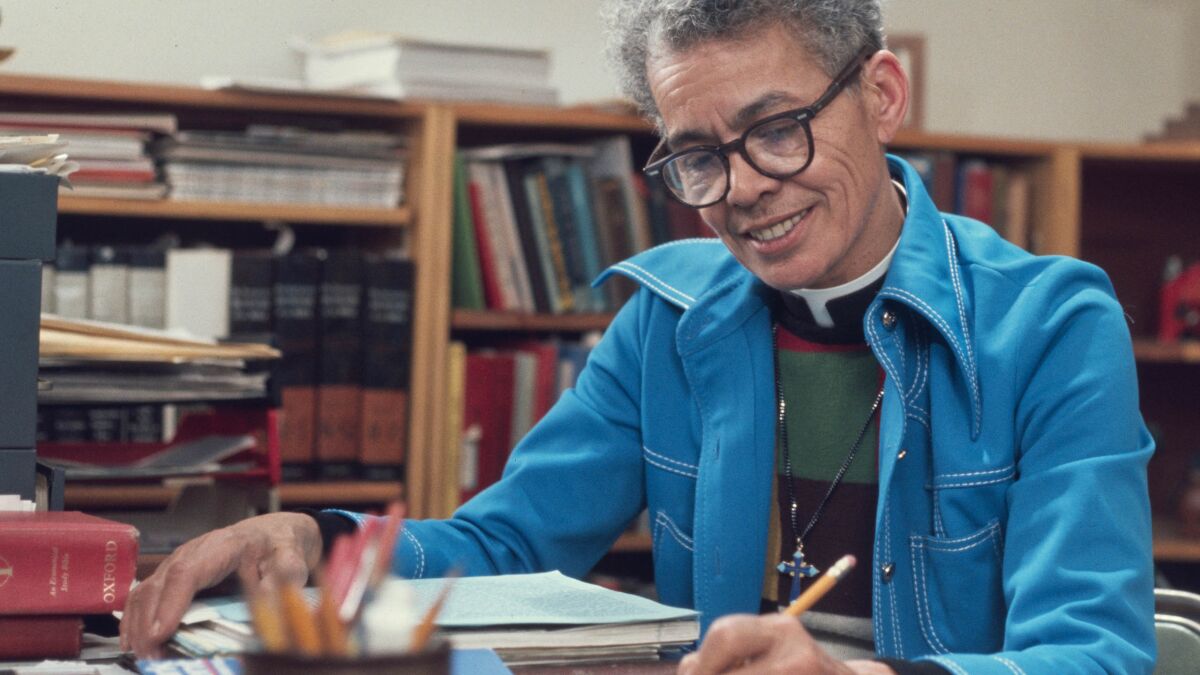 A still of Pauli Murray from "My Name is Pauli Murray," directed by "RBG" filmmakers Betsy West and Julie Cohen.