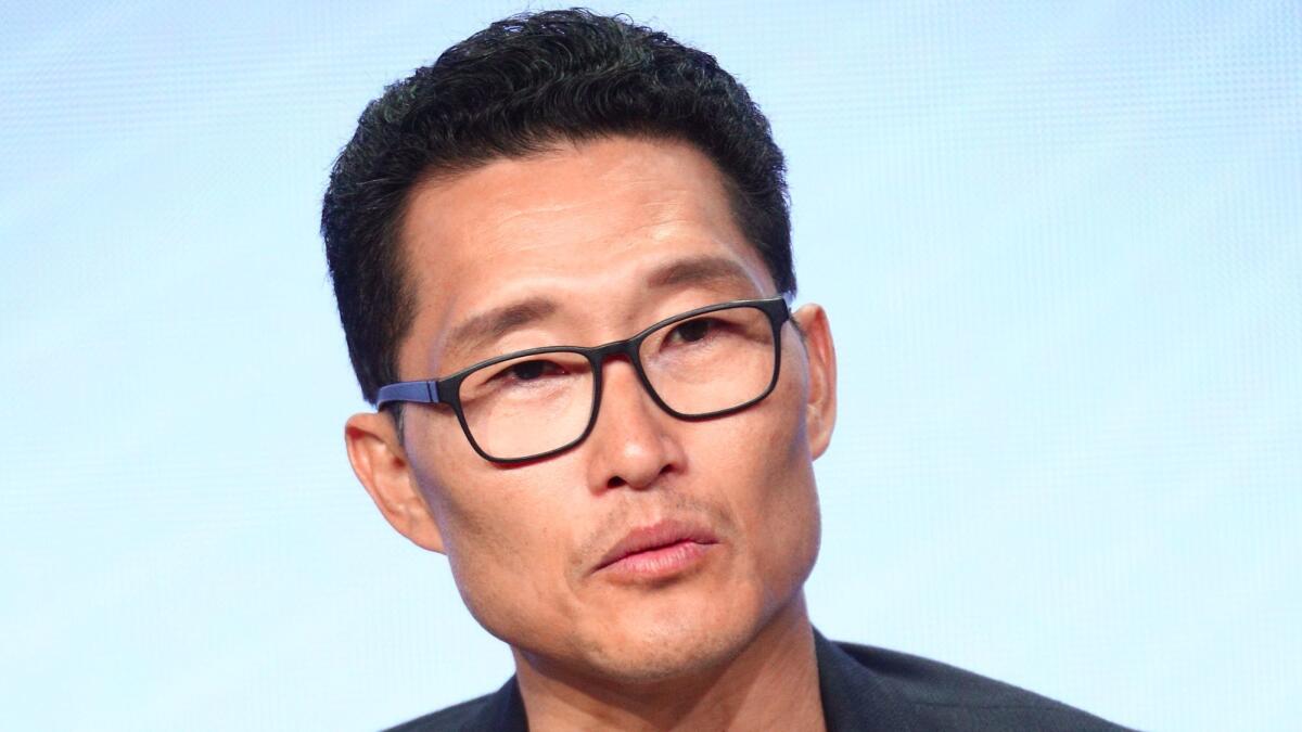 Executive producer Daniel Dae Kim of "The Good Doctor" speaks onstage during the Disney/ABC Television Group portion of the 2017 Summer Television Critics Assn. Press Tour.