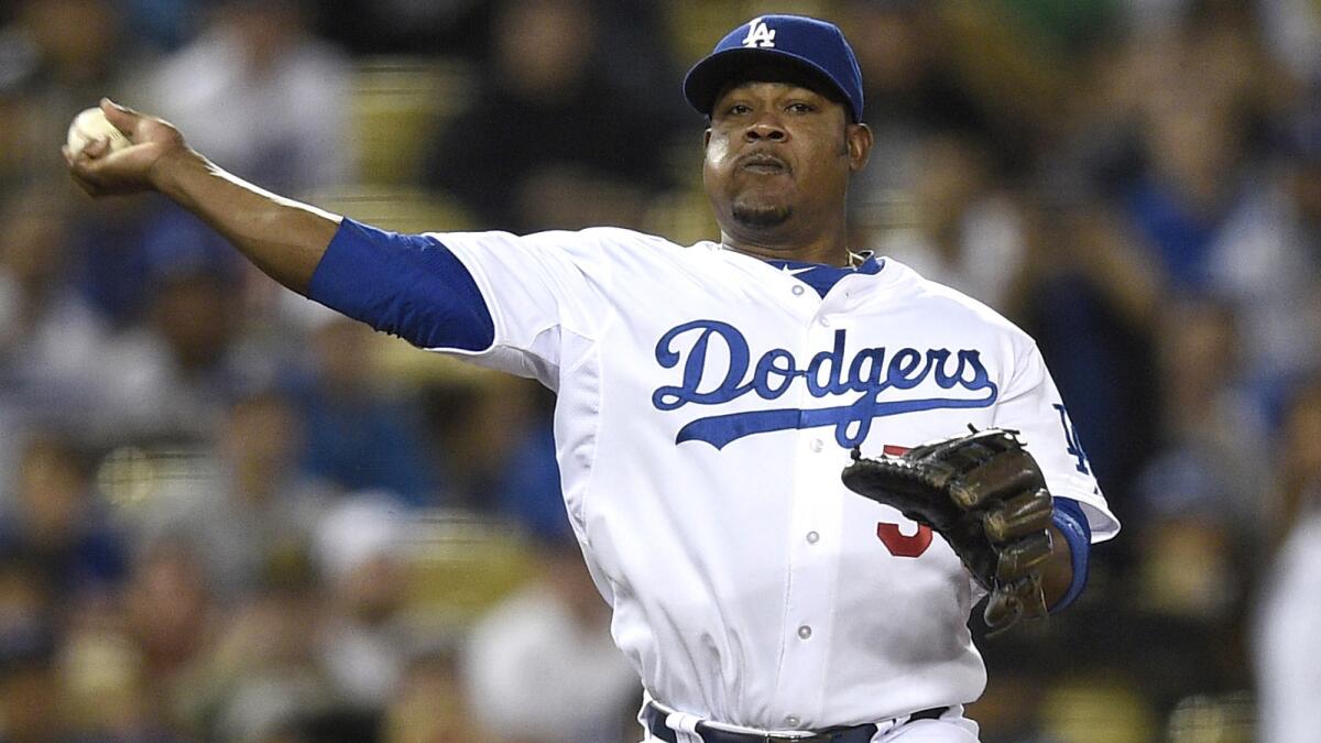 Dodgers third baseman Juan Uribe has not played since straining his right hamstring Thursday.