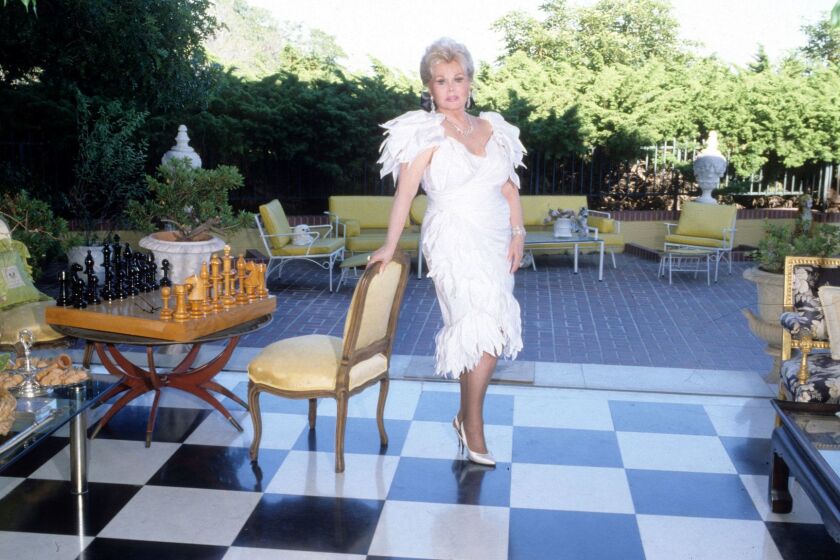 Mandatory Credit: Photo by Unimedia Images/REX/Shutterstock (1266680i) Zsa Zsa Gabor Zsa Zsa Gabor at home in Bel Air, Los Angeles, America - 12 Mar 1984