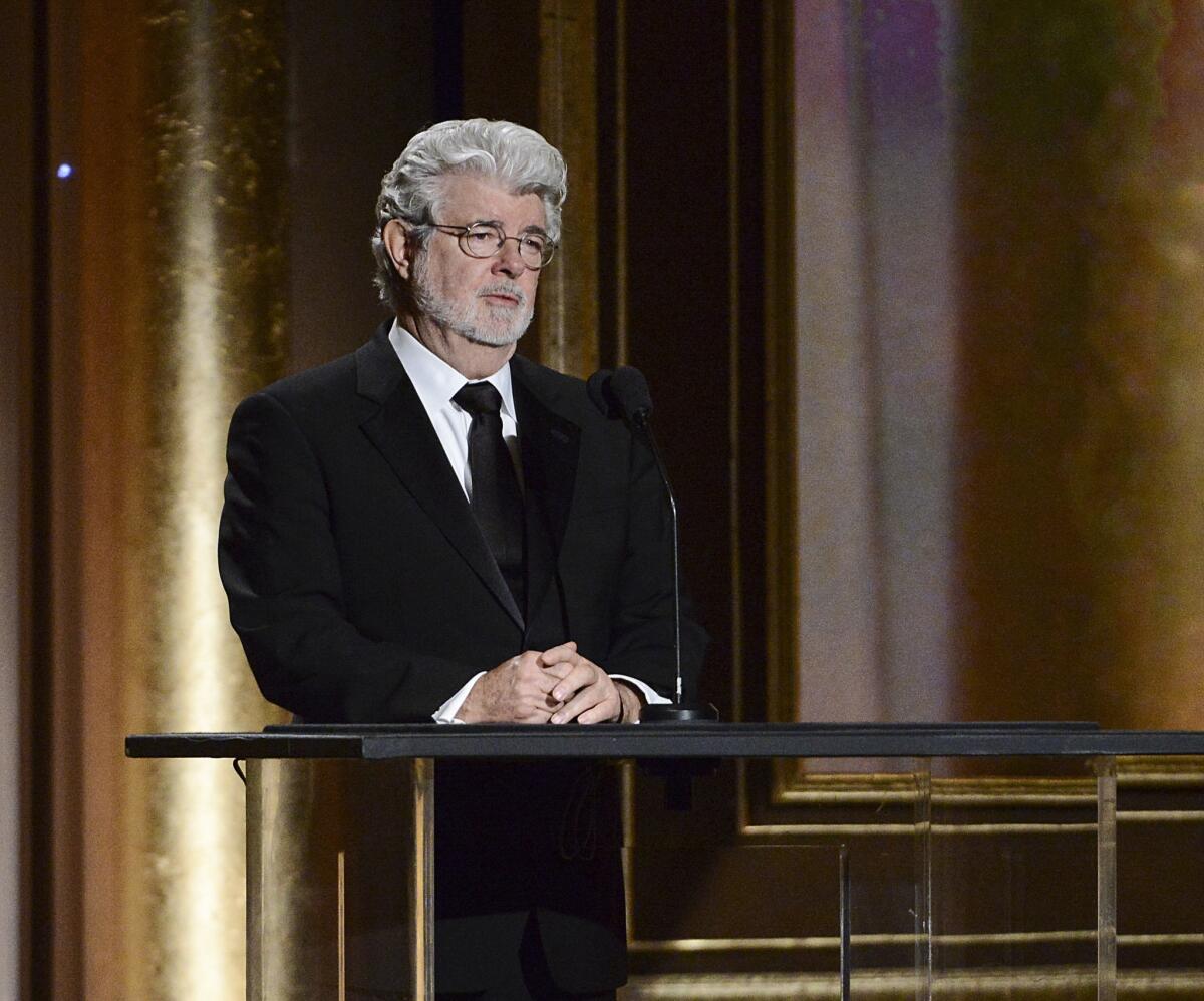 George Lucas, speaking at the 2013 Academy of Motion Picture Arts and Sciences' Governors Awards in Los Angeles, has chosen Chicago for his long-planned museum.