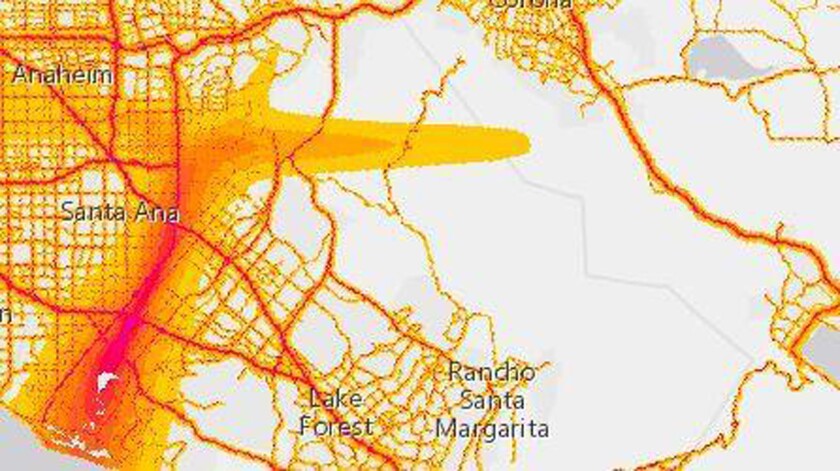 These maps show you the noisiest places to live in California - Los