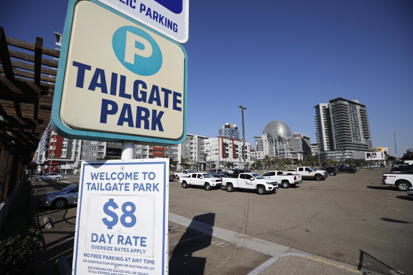 Tailgate Park, bound by 12th and Imperial avenues, and K and 14th streets.