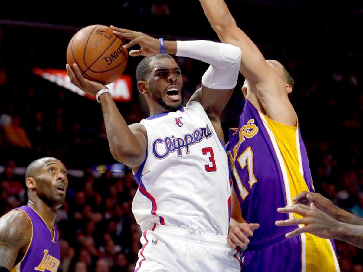 Chris Paul had 24 points with 11 assists as the Clippers rolled the Lakers, 114-89, at Staples Center.