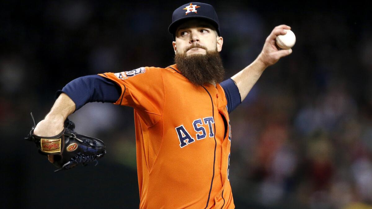 Dallas Keuchel will start for the Astros when they play the Yankees in the AL wild-card game on Tuesday in New York.