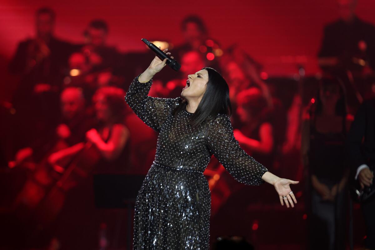 Laura Pausini performs onstage during the Latin Recording Academy Person of The Year Honoring Laura Pausini 