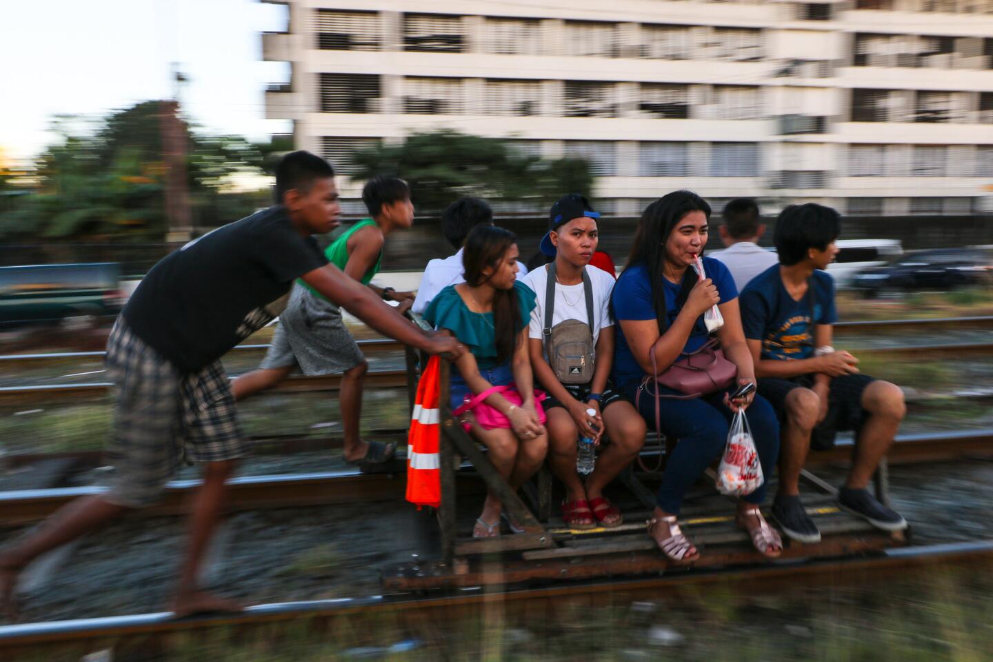 Manila's trolley boys