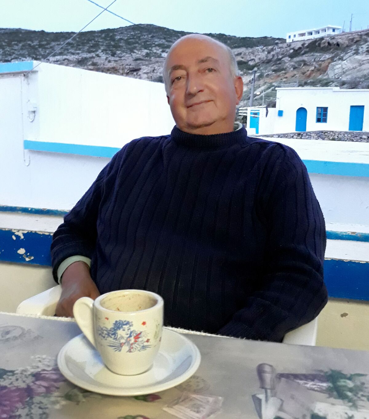 "We are an island of pensioners, old men, not children," says 62-year-old Vassilis Aloizos, a native of Antikythera who spends seven months of the year here.