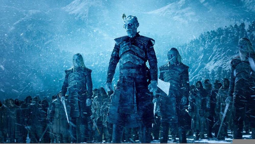 game of thrones mounted white walker
