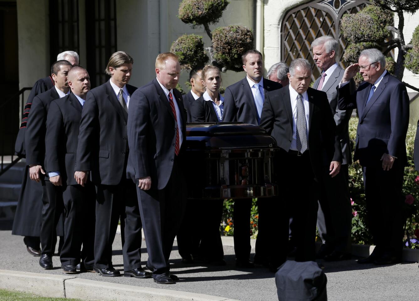 Nancy Reagan's funeral