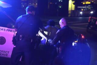 San Diego police arrest a man early Monday
