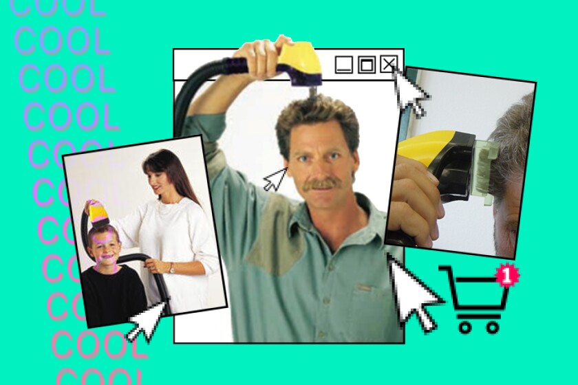 yes george clooney cuts his hair with