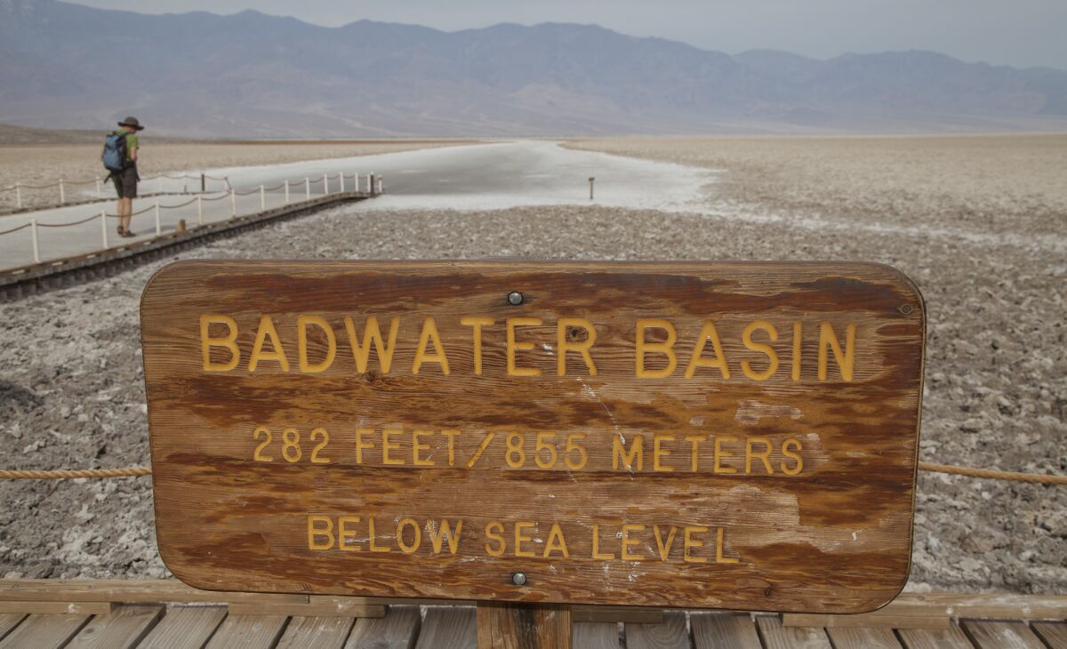 Badwater Basin is the lowest land point in the U.S.
