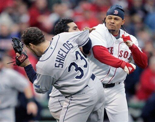 Coco Crisp and James Shields ignite brawl in Boston 