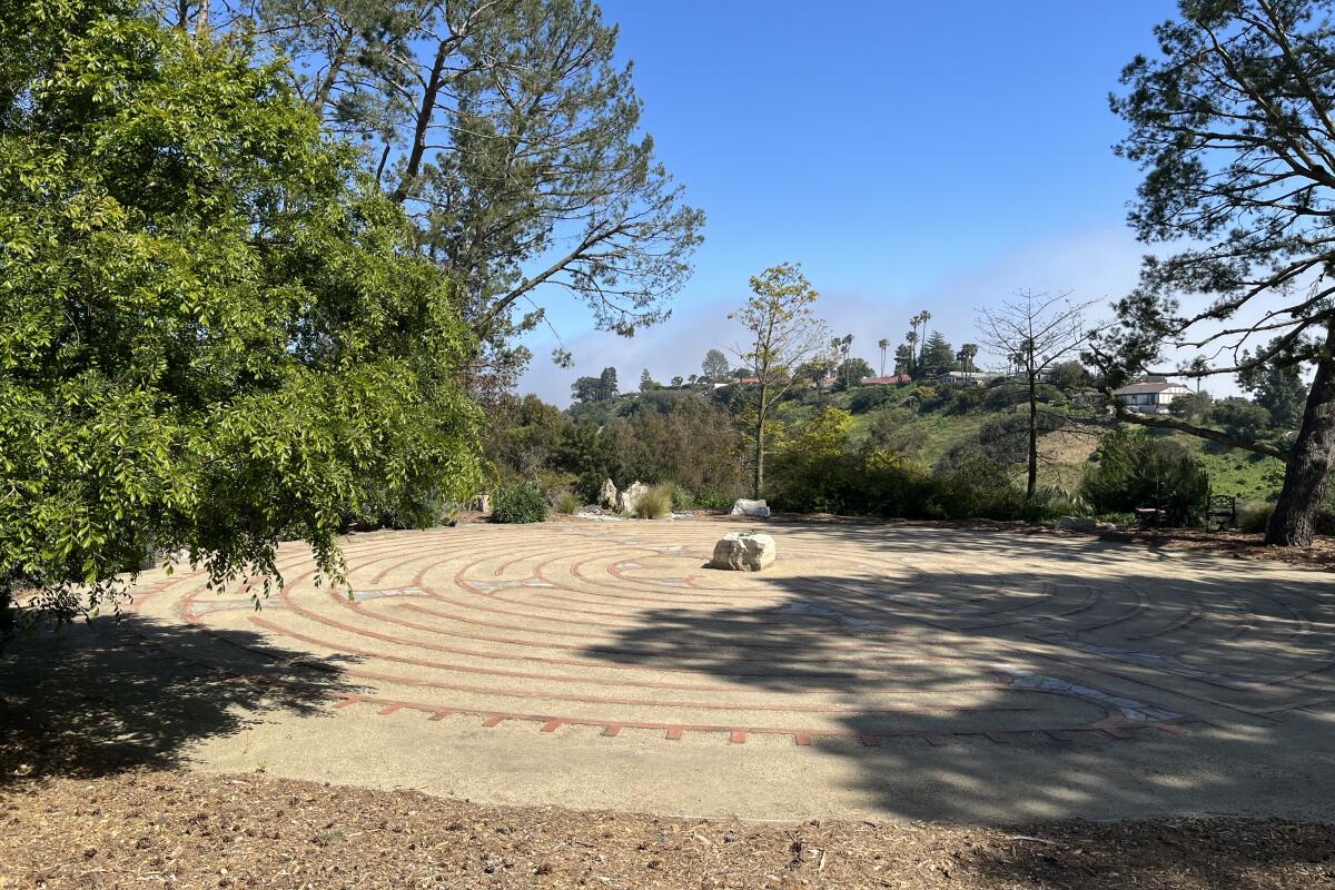 The labyrinth at the Mary and Joseph Retreat Center in Rancho Palos Verdes.