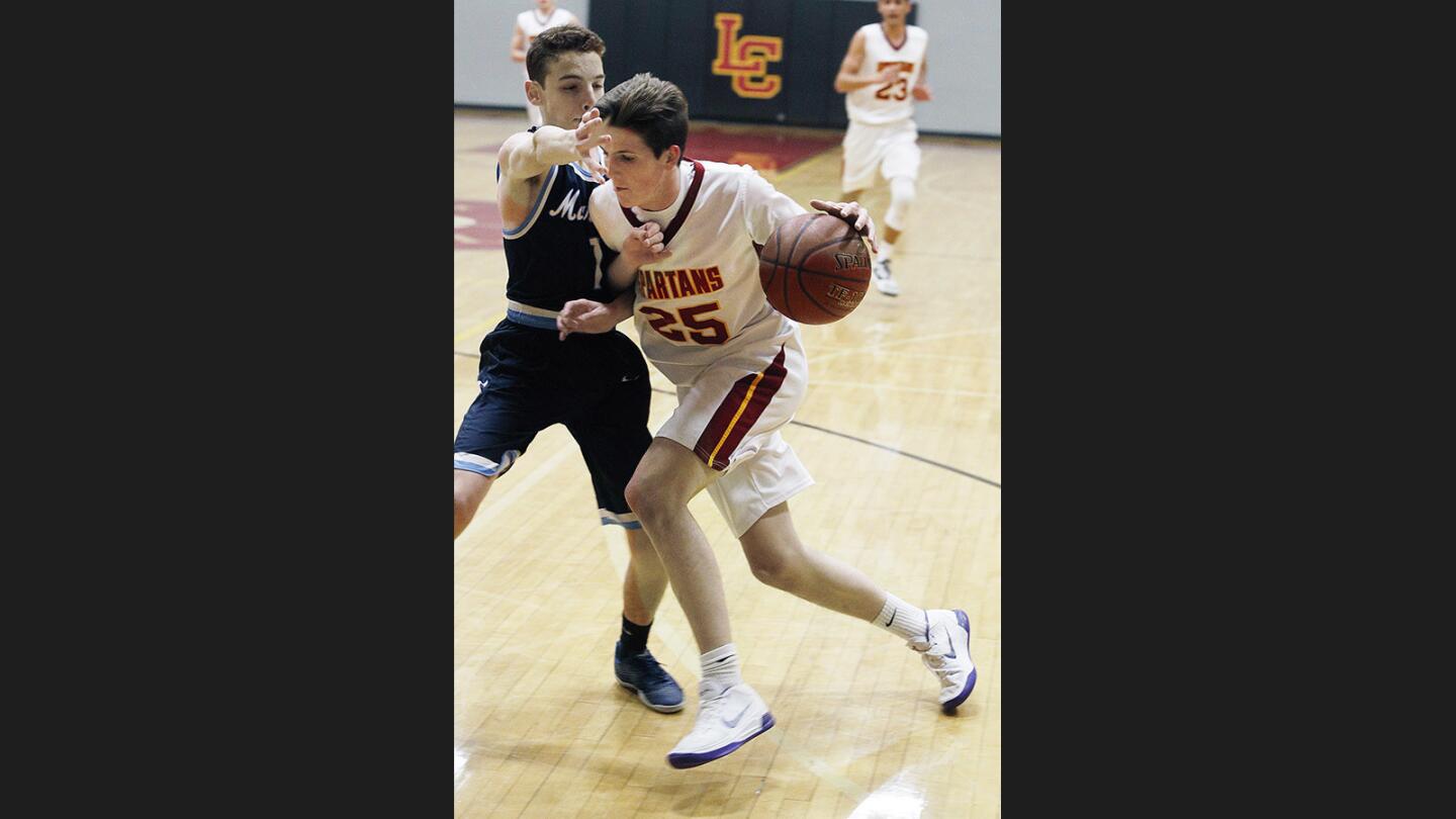 Photo Gallery: La Canada vs. Marshall in boys' basketball