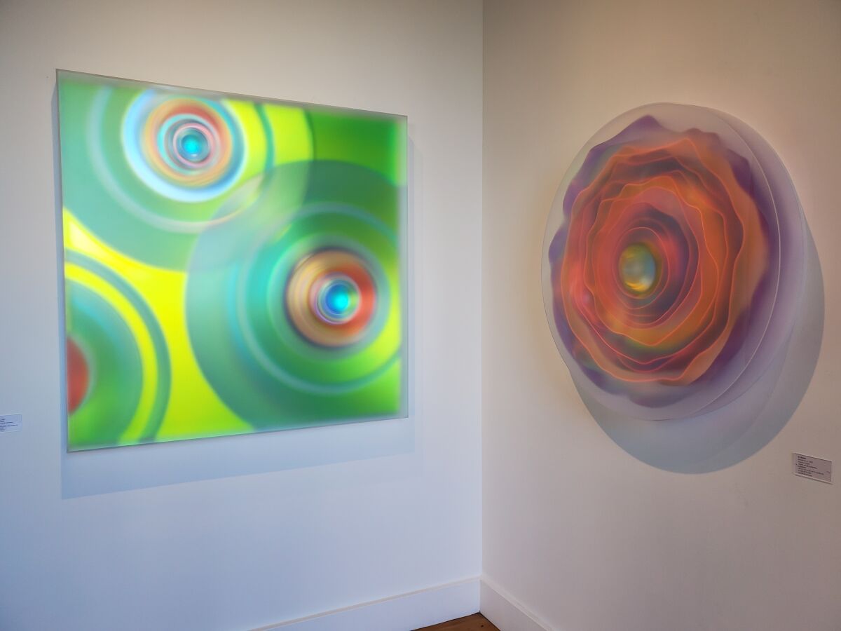 Artist Carl Dutch's fascination with light is embodied in his pieces on view at L&G Projects gallery in La Jolla.