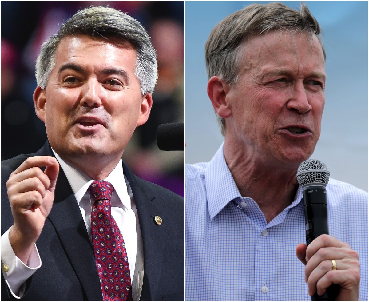 Sen. Cory Gardner and John Hickenlooper.