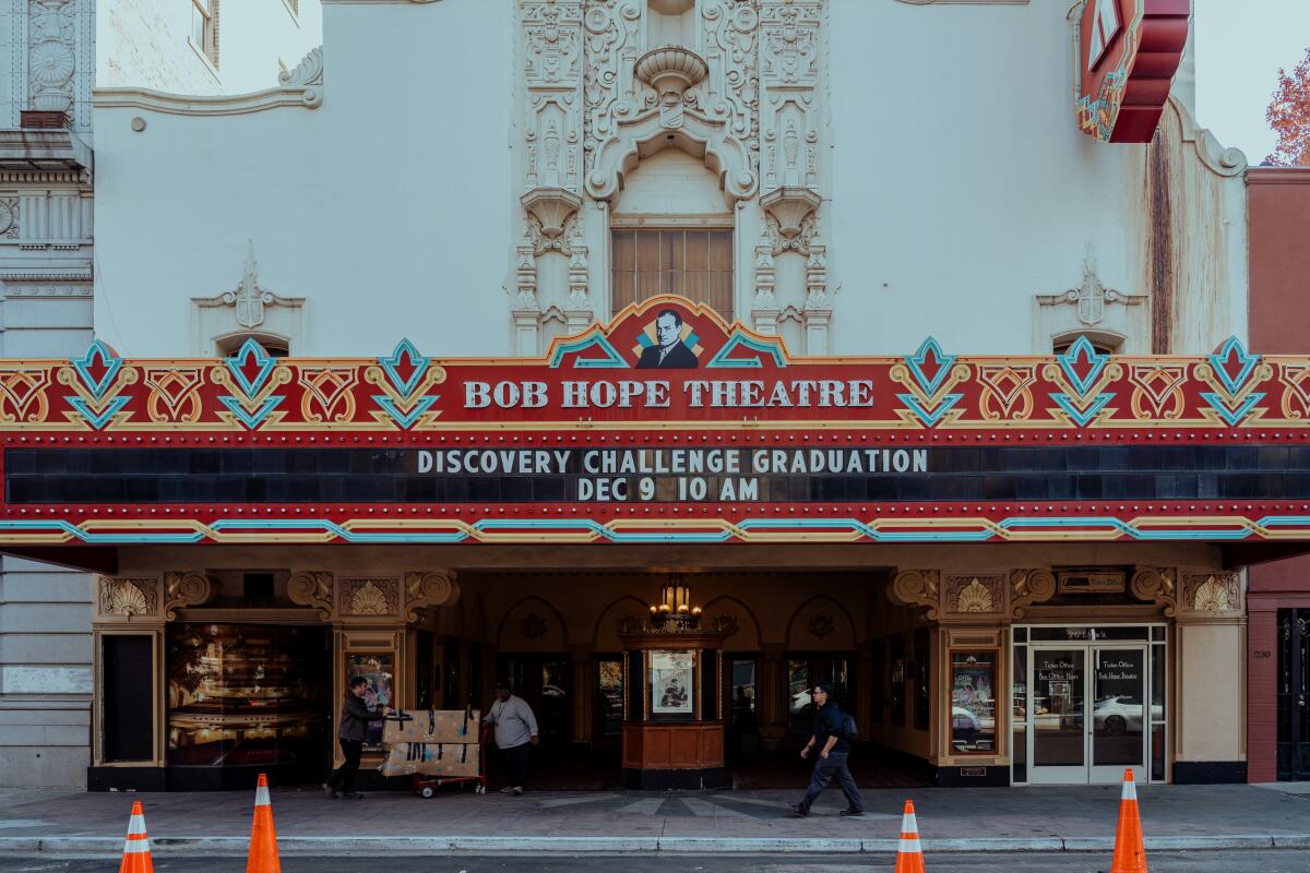 Bob Hope Theater in downtown Stockton