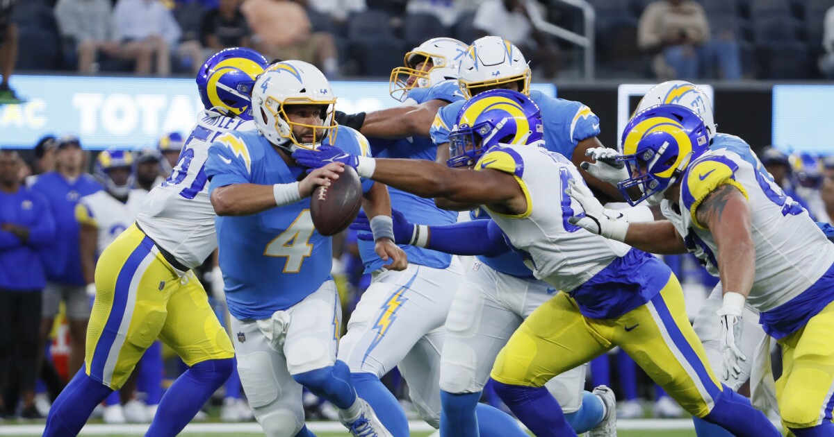Chase Daniel gets Chargers’ offense fired up early in preseason loss to Rams
