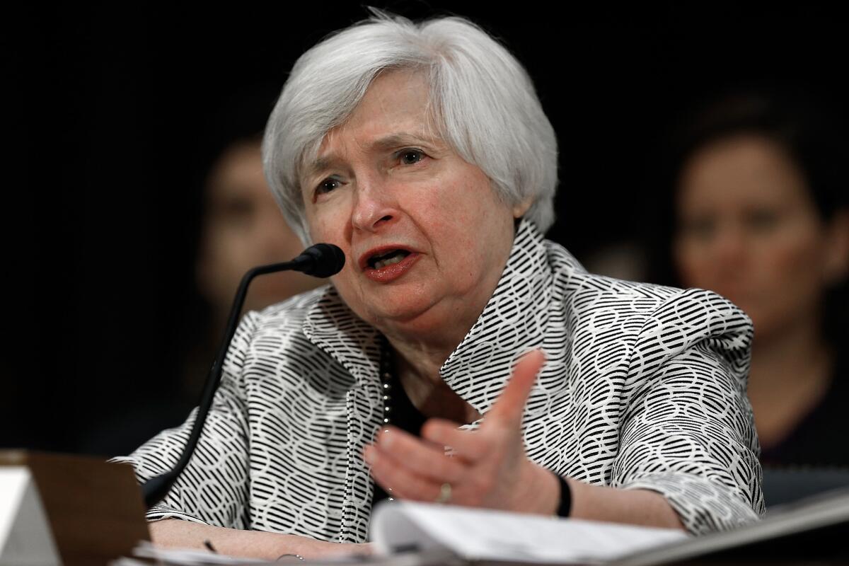 Fed Chairwoman Janet L. Yellen has stressed that the Fed plans to move slowly so the federal funds rate, which is used to set terms for many consumer and business loans, would remain low for a while.