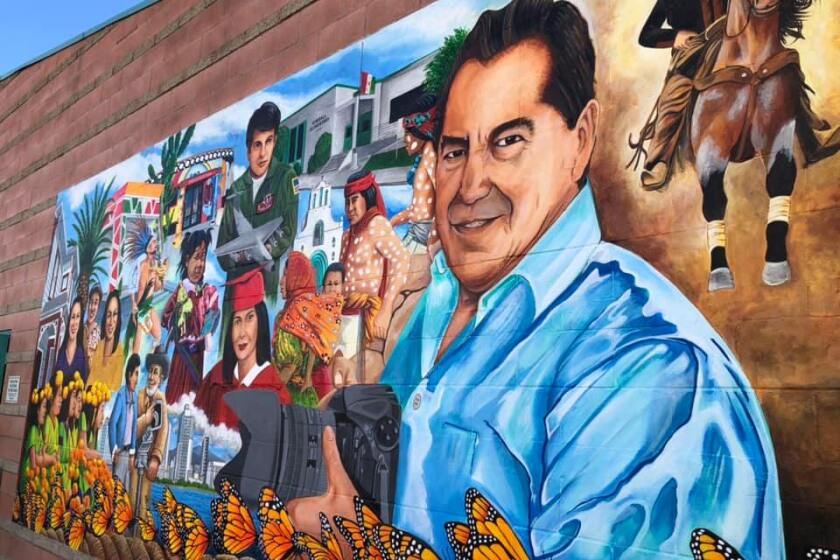 Mural dedication to Manuel "Memo" Cavada in National City on Dec. 15