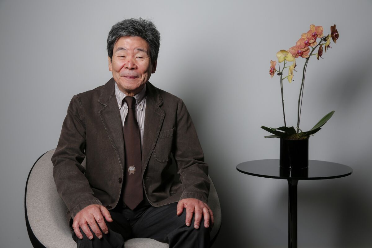Japanese animator and director Isao Takahata is photographed at the Toronto International Film Festival during a day of press for his new film, "The Tale of the Princess Kaguya."