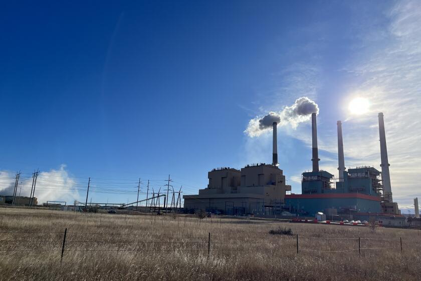 The coal-fired power plant in Colstrip, Mont. Two of the four generating units shut down in early 2020.
