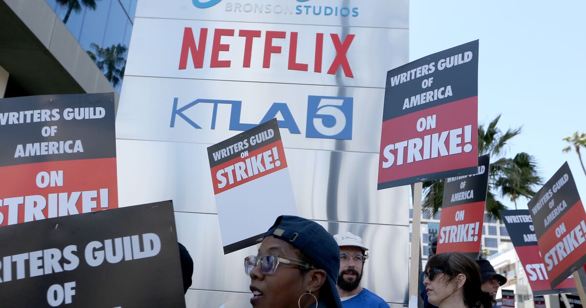 Some Hollywood writers are calling it 'the Netflix strike.' Here's why