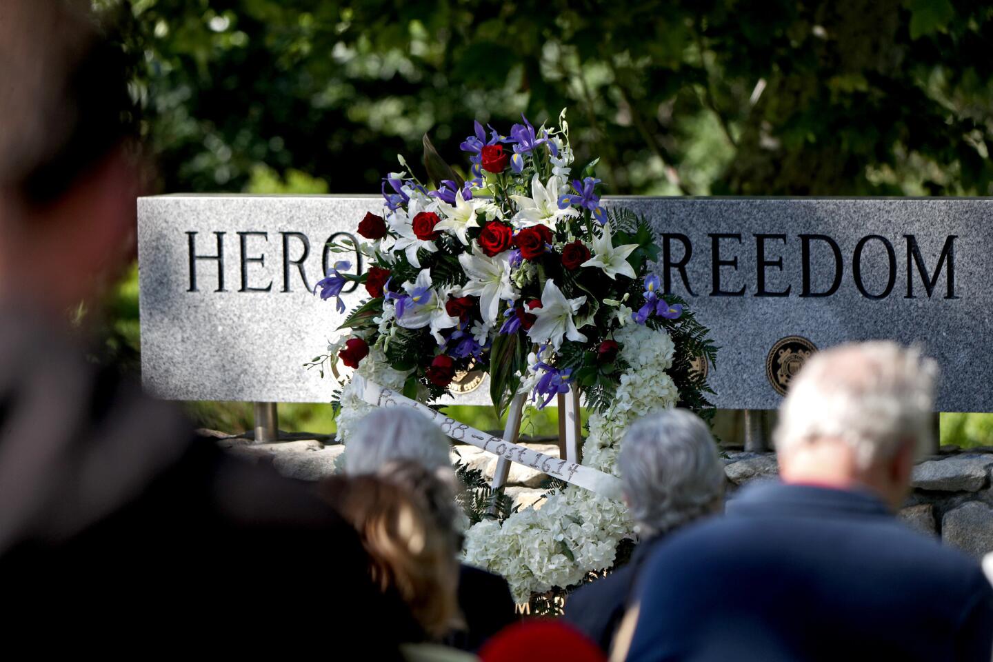 Photo Gallery: Memorial Day service at Two Strike Park Memorial Wall
