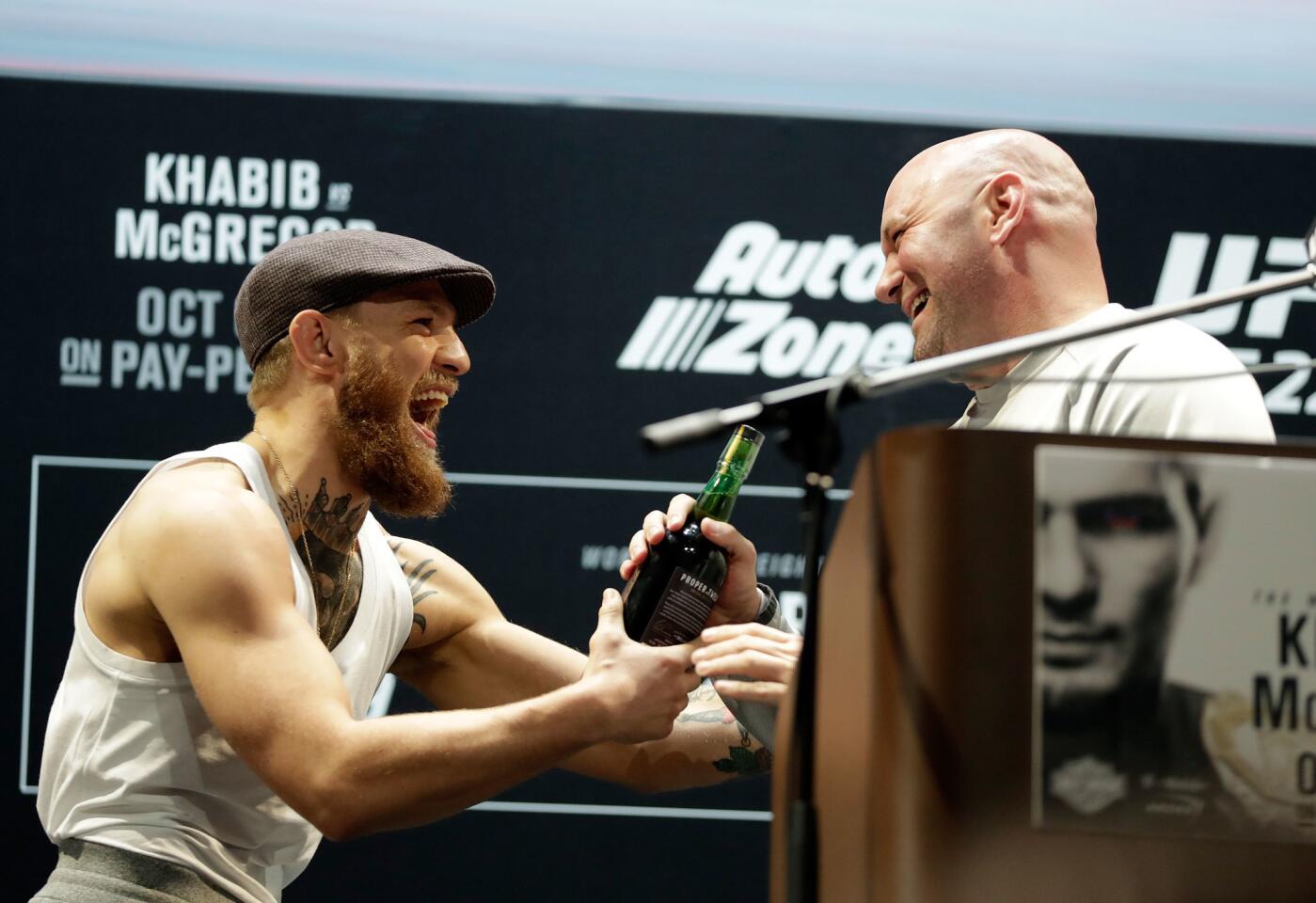 UFC 229 Khabib v McGregor: Press Conference