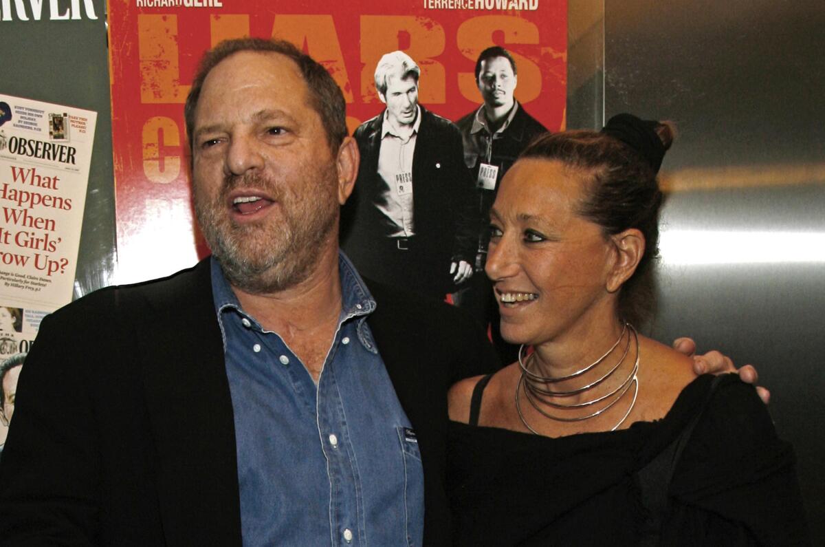 Harvey Weinstein and Donna Karan in 2007.