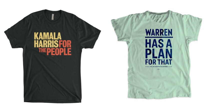 Campaign merchandise 2020: The fashion hits and misses - Los Angeles Times