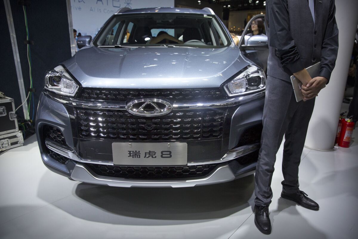 The Tiggo 8 SUV is built by Chinese automaker Chery, which is set to provide vehicles to HAAH Automotive Holdings to be built and sold in the United States.